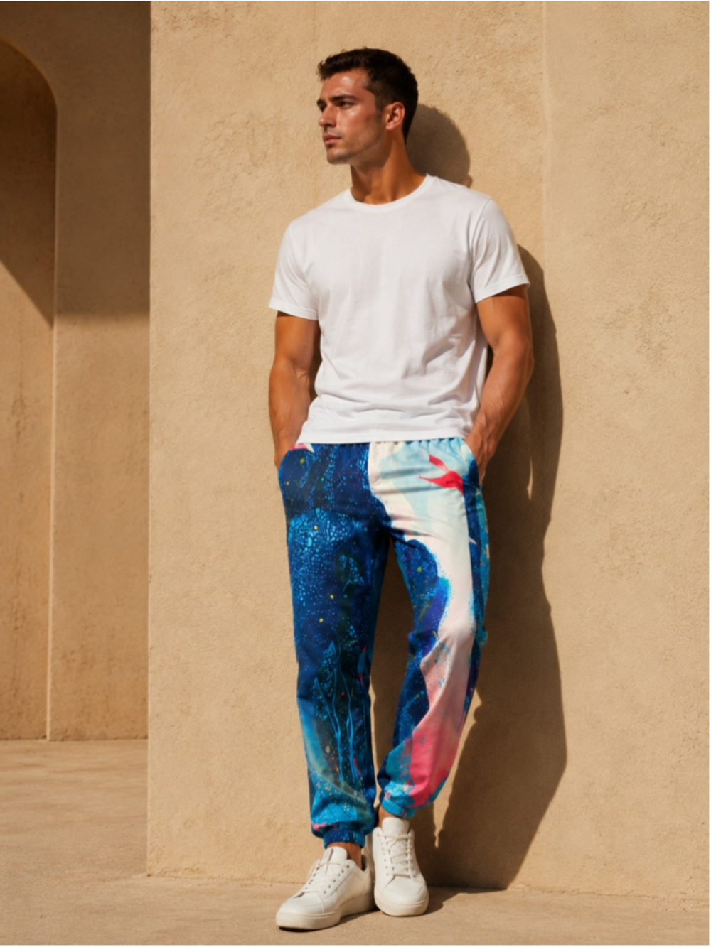 Graphic pants size medium